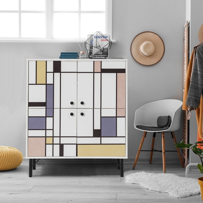Hanah Home Multilüx Midia Armario Multiusos